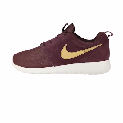 Nike Roshe One Suede Mahogany Metallic Gold