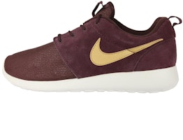 Nike Roshe One Suede Mahogany Metallic Gold 685280-270 Nike Roshe One Suede Mahogany Metallic Gold 685280-270