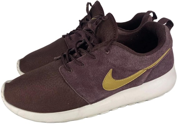 Nike Roshe One Suede Mahogany Metallic Gold 685280-270 Order Nike Roshe One Suede Mahogany Metallic Gold 685280-270