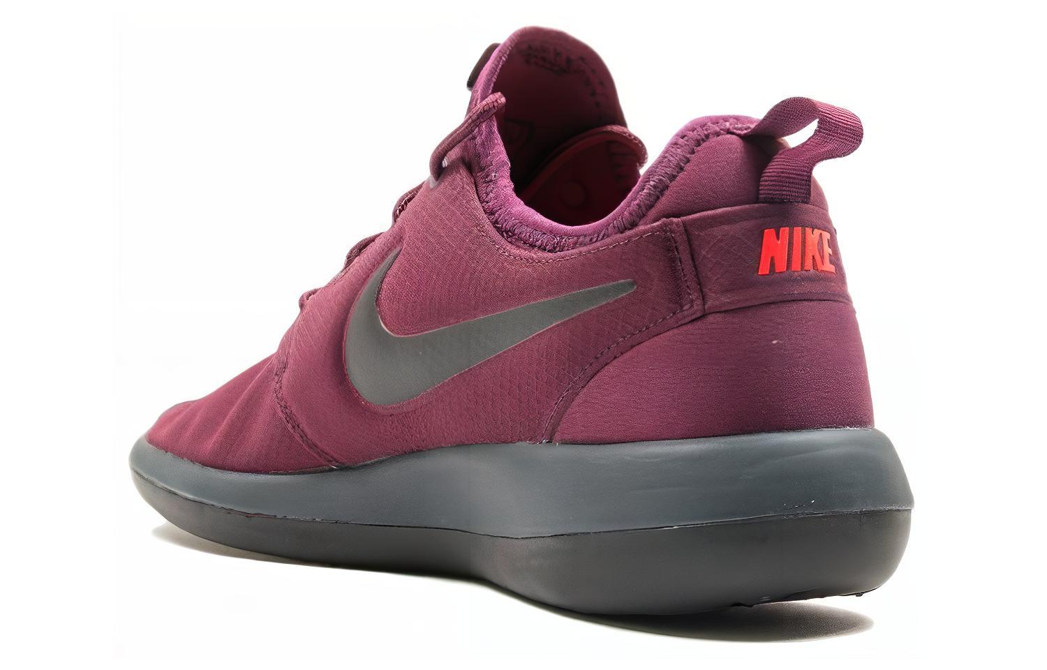 Shop Nike Roshe系列 2 SE "夜色丸紅" 緩震防滑耐磨 低筒 跑步鞋 紅色