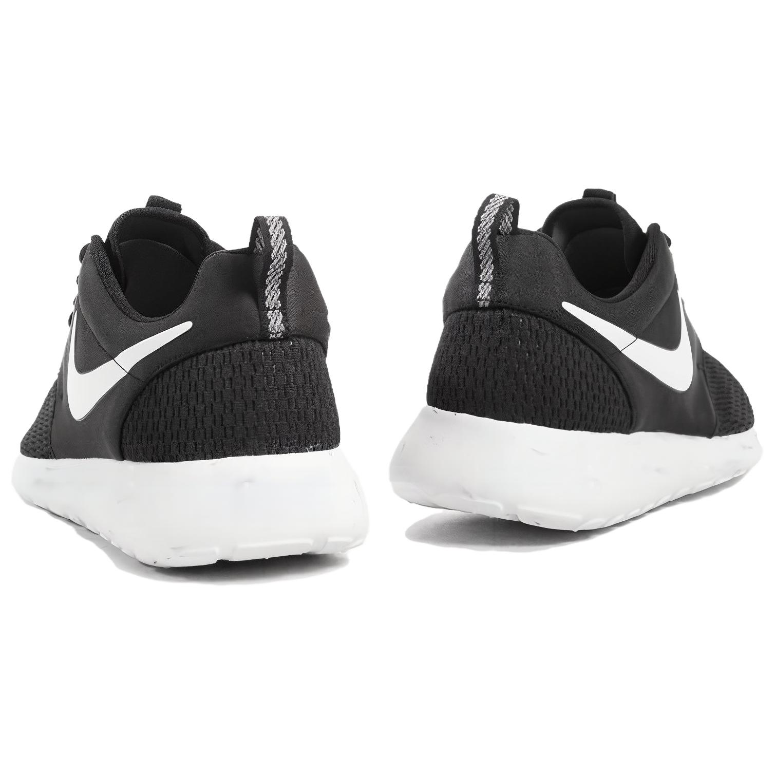 Shop 耐吉 Roshe Run 休閒 低幫 跑步鞋 男款 黑白色