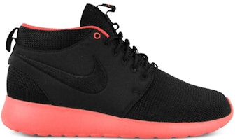 Nike Rosherun Mid 'Black Atomic Red' 599501-006 Nike Rosherun Mid 'Black Atomic Red' 599501-006
