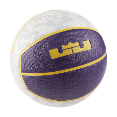 Nike Rubber Basketball Durable High Bounce Non-Slip Lakers Colorway Size 7 Unisex BB0627-963