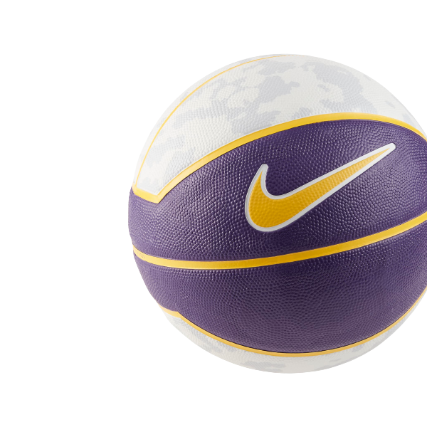 Sizing 耐克橡胶篮球耐用防滑高弹 LA湖人配色七号男女通用 BB0627-963