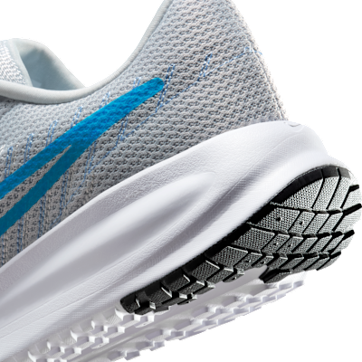 Cheap Nike Run Defy Pure Platinum/Aluminium/Putih/Biru Hero HM9594-009