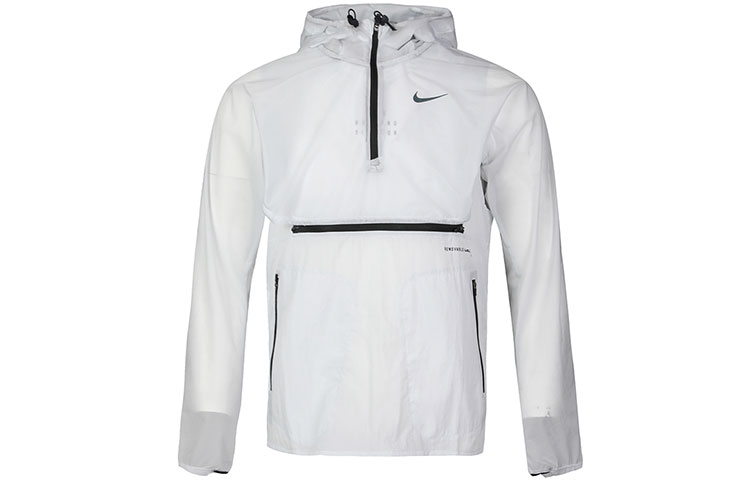 Nike Run Division Flash Windbreaker Jacket White Running Outerwear CU5537-043 圖 2