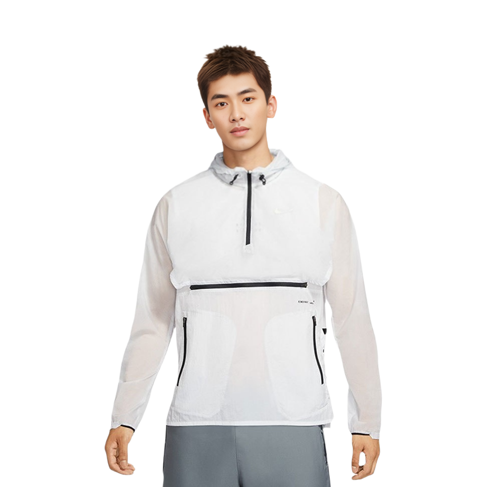 Nike Run Division Flash Windbreaker Jacket White Running Outerwear CU5537-043 圖 4