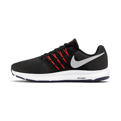 Nike Run Swift Shock Absorption Non-Slip Low Tops Sports Black Red 'Black'