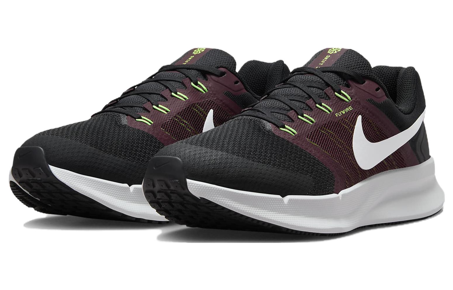 Shop Nike Run Swift 3 ''Zwart Bourgogne Crush'' DR2695-007