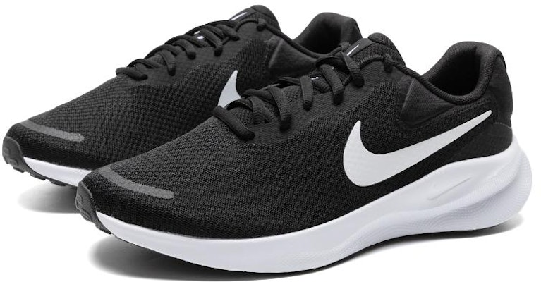 Nike Revolution 7 Extra Wide 'Black White' FB8501-002 Lookbook Nike Revolution 7 Extra Wide 'Black White' FB8501-002