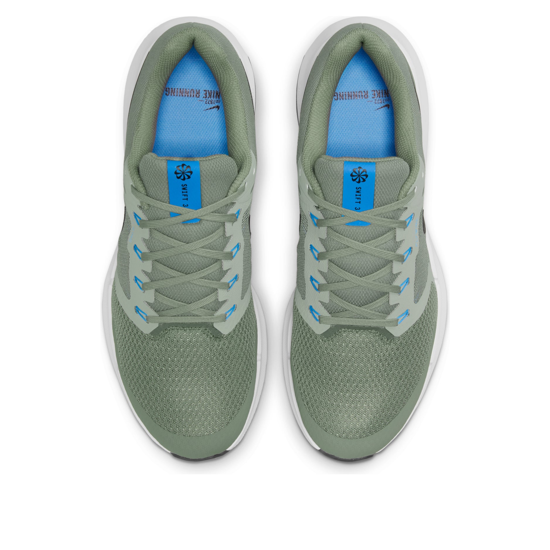 Lookbook Nike Run Swift 3 Perak Sage Spruce Aura Hitam DR2695-300