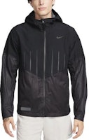 Nike Running Division Aerogami Reflective Breathable Waterproof Jacket Black Men FD0410-010 Nike Running Division Aerogami Reflective Breathable Waterproof Jacket Black Men FD0410-010
