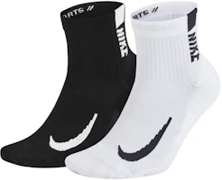 Nike Running Training Socks Unisex 2-Pack Couple Edition SX7556-906 Nike Running Training Socks Unisex 2-Pack Couple Edition SX7556-906