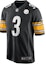 Buy Nike Russell Wilson Pittsburgh Steelers V-Neck Dri-FIT Loose Jersey Black 67NMPTGH7LF-KZ4
