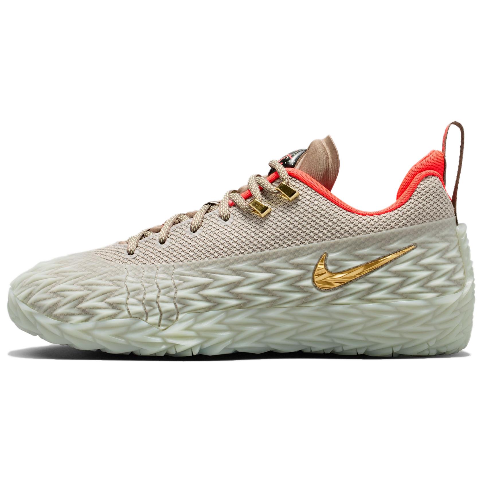 Nike S.T. Charge Low-Top Basketball Shoes Light Gray Comfort Fit IO8062-001