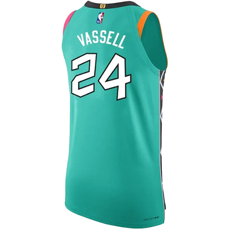 Lookbook Nike Jersey de Baloncesto San Antonio Spurs Logo Turquesa. DQ0261-396