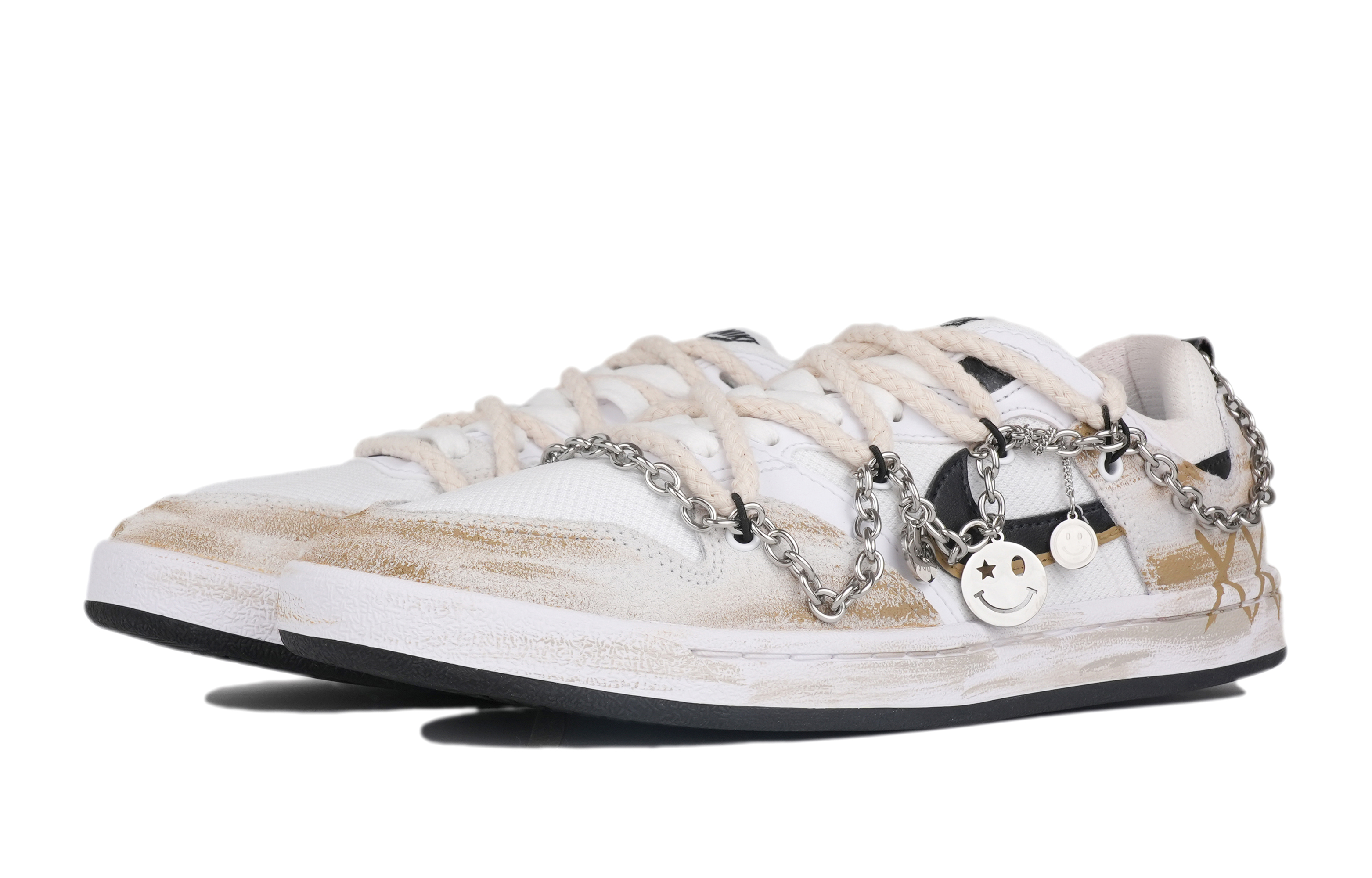 Lookbook Nike SB Alleyoop 'Silver Chain Smiley Deconstructed' Perak Terurai CJ0882-100-486460