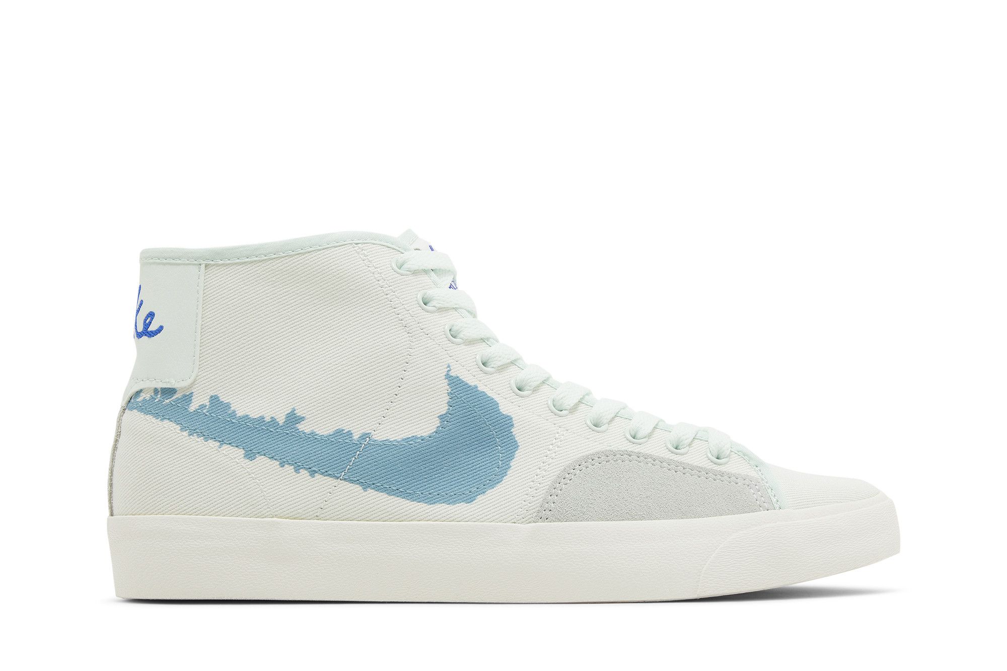 Nike SB Blazer Court Mid Premium 'Barely Green/Barely Green/Sail/Boarder Blue' DM8553-300