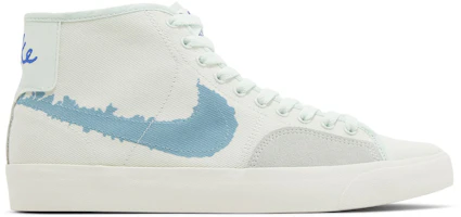 Nike SB Blazer Court Mid Premium 'Barely Green/Barely Green/Sail/Boarder Blue' DM8553-300 Nike SB Blazer Court Mid Premium 'Barely Green/Barely Green/Sail/Boarder Blue' DM8553-300