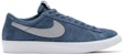 Nike SB Blazer Low GT 'Biru Skuadron Perak Metalik' 704939-406