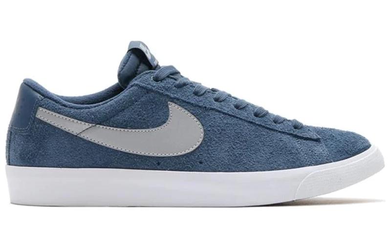 Order Nike SB Blazer Low GT 'Biru Skuadron Perak Metalik' 704939-406