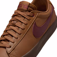 Cheap Nike SB Blazer Low Pro GT 英倫棕/黑黃/深紅運動滑板鞋 DV1226-200