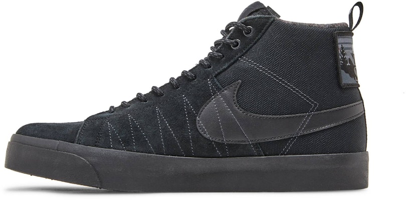 Nike SB Blazer Mid Acclimate 'Triple Black' DC8903-002 Lookbook Nike SB Blazer Mid Acclimate 'Triple Black' DC8903-002