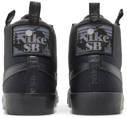 Nike SB Blazer Mid Acclimate 'Triple Black' DC8903-002 Details for Nike SB Blazer Mid Acclimate 'Triple Black' DC8903-002