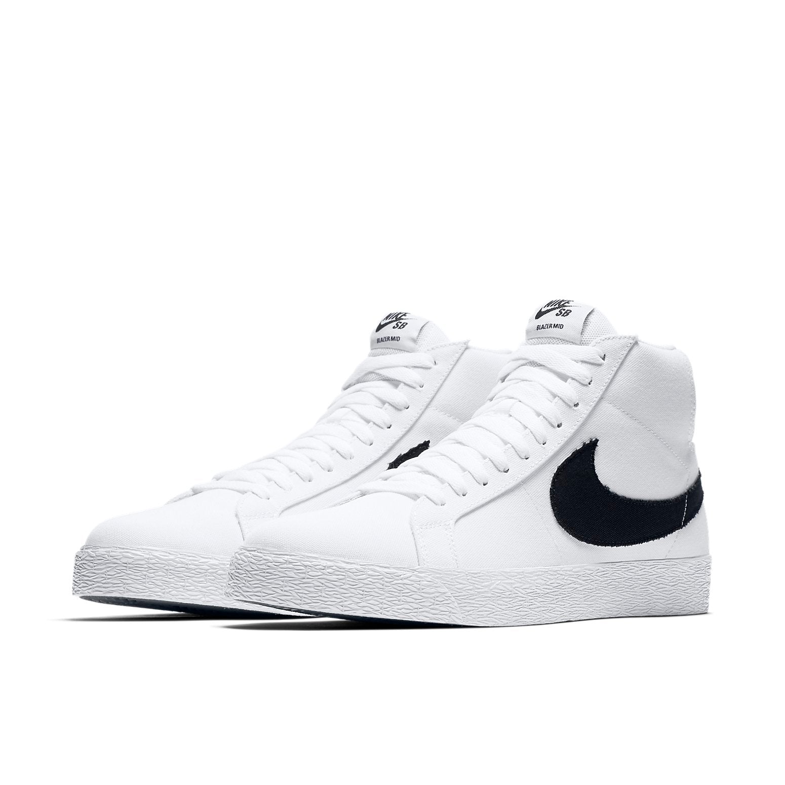 Lookbook Nike SB Blazer Mid Canvas 'Putih Hitam' 902662-149