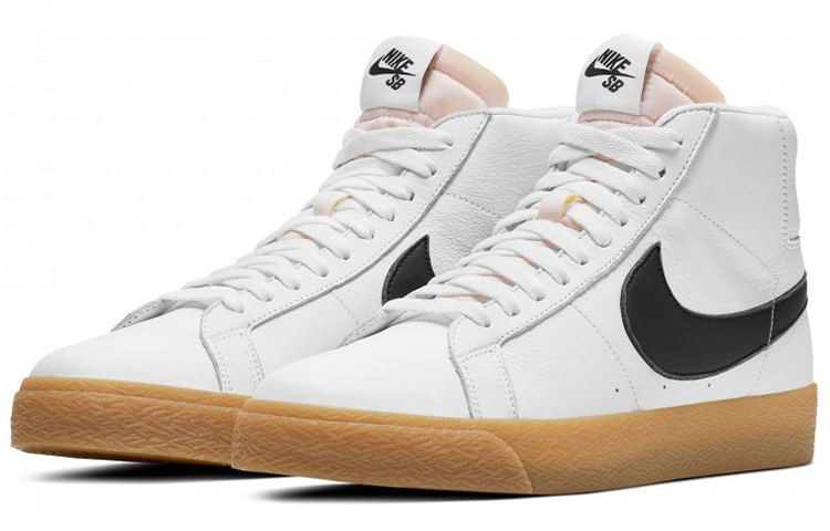 Order Nike SB Blazer Mid Orange Label 'White Gum' CD2569-100 - Kasut Sneakers