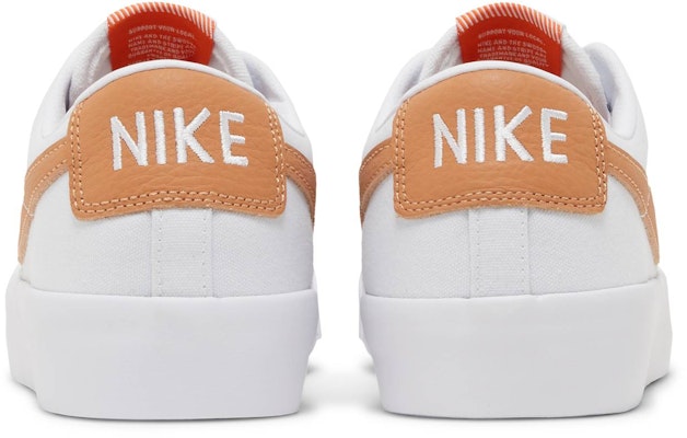 Nike SB Blazer Orange Label Zoom Low GT ISO 'Cognac Terang/Putih' DQ3502-100 Details for Nike SB Blazer Orange Label Zoom Low GT ISO 'Cognac Terang/Putih' DQ3502-100