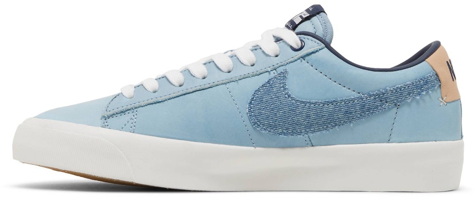 Nike SB Blazer Zoom Low GT 'Light Denim' DM8890-100 Lookbook Nike SB Blazer Zoom Low GT 'Light Denim' DM8890-100