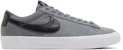 Nike SB Blazer Zoom Low Pro GT 'Cool Grey' Lelaki Kasut Kelabu Suai. DC7695-005