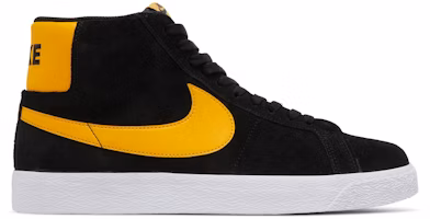 Nike SB Blazer Zoom Mid 'Black University Gold' 864349-009 Nike SB Blazer Zoom Mid 'Black University Gold' 864349-009