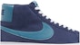 Nike SB Blazer Zoom Mid 'Navy Aqua' - Biru Navy Aqua FD0731-400