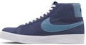 Lookbook Nike SB Blazer Zoom Mid 'Navy Aqua' - Biru Navy Aqua FD0731-400