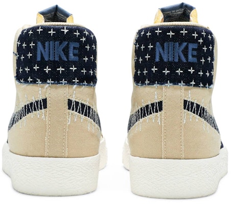 Nike SB Blazer Zoom Mid 'Premium Sashiko Sesame' CT0715-200 Details for Nike SB Blazer Zoom Mid 'Premium Sashiko Sesame' CT0715-200
