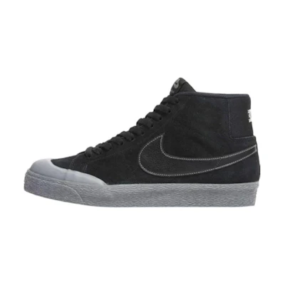 Nike Sb Blazer Zoom Mid Black/Black/Metallic Pewter
