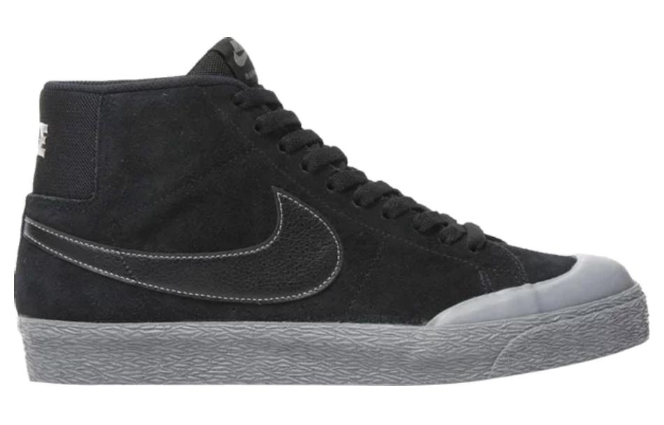 Order 나이키 SB 블레이저 줌 미드 블랙/메탈릭 퓨터 (Nike SB Blazer Zoom Mid Black/Metallic Pewter) 876872-006