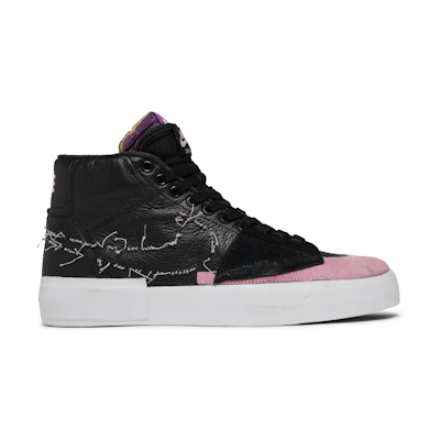 Nike SB Blazer Zoom Mid Edge 'Black Pink Rise'