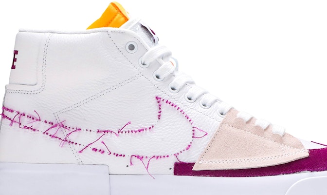Nike SB Blazer Zoom Mid Edge 'White Viotech' DA2189-100 Order Nike SB Blazer Zoom Mid Edge 'White Viotech' DA2189-100