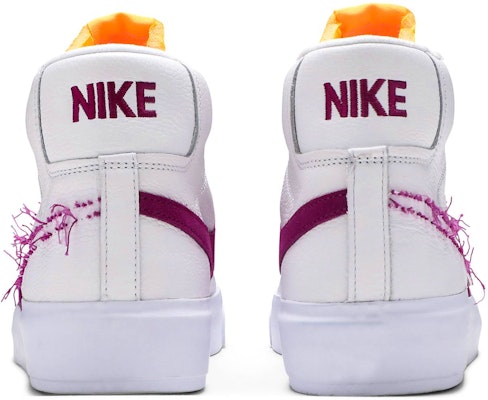 Nike SB Blazer Zoom Mid Edge 'White Viotech' DA2189-100 Details for Nike SB Blazer Zoom Mid Edge 'White Viotech' DA2189-100