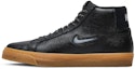 Lookbook Nike SB Blazer Zoom Mid Premium 'Hitam Gum Jewel' CU5283-001