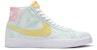 Nike SB Blazer Zoom Mid Premium 'Light Dew Zitron' Lelaki & Wanita Retro Kasual. DA1839-300