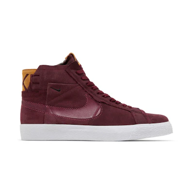 Nike SB Blazer Zoom Mid PRM 'Maroon Patchwork'