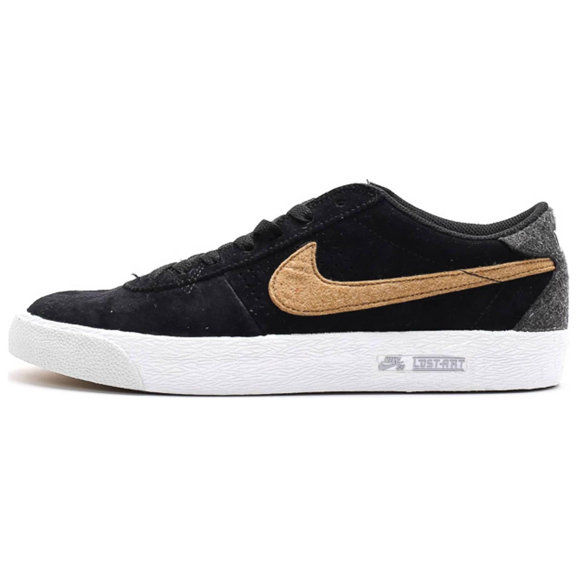 Nike SB Bruin Premium SE Skate Shoes Black Low-Top Non-Slip Comfort. 716814-071