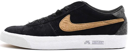 Nike SB Bruin Premium SE Skate Shoes Black Low-Top Non-Slip Comfort. 716814-071 Nike SB Bruin Premium SE Skate Shoes Black Low-Top Non-Slip Comfort. 716814-071