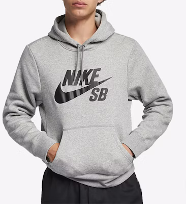 Nike SB Hoodie Abu-Abu Kasual Pullover AJ9734-063 Shop Nike SB Hoodie Abu-Abu Kasual Pullover AJ9734-063