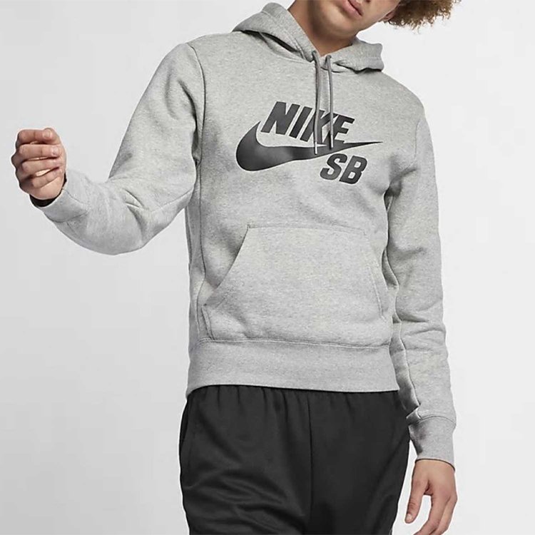 Details for Nike SB Hoodie Abu-Abu Kasual Pullover AJ9734-063