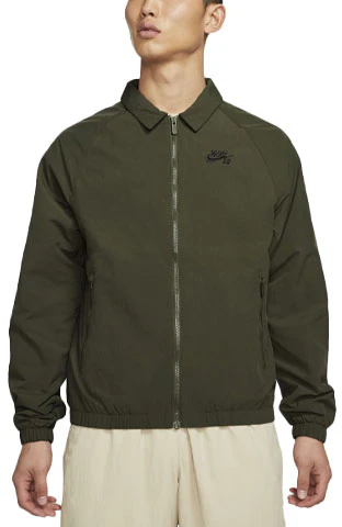 nike-sb-casual-workwear-skateboarding-woven-shirt-jacket-green-cv-4306-325